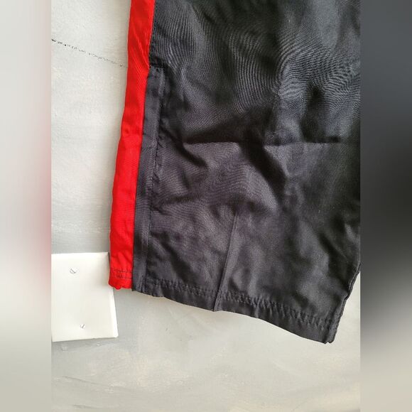 Manchester United Track Pants Men's Sz L Black Red Logo Patch Warm Up Soccer - Picture 11 of 11